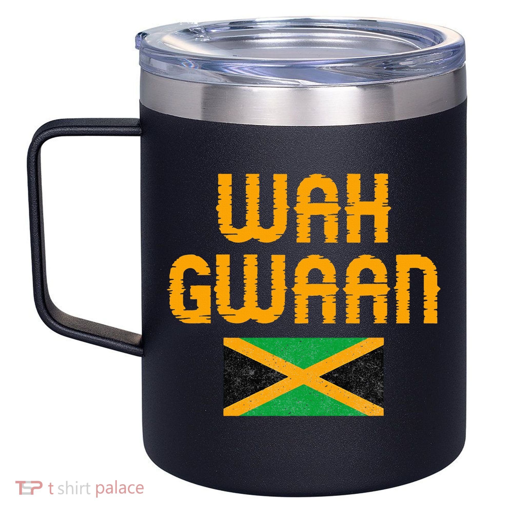 Wah Gwaan Jamaica 12oz Stainless Steel Coffee Mug