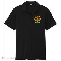 Wah Gwaan Jamaica Sport-Tek Posi-UV Pro Polo thumb 0