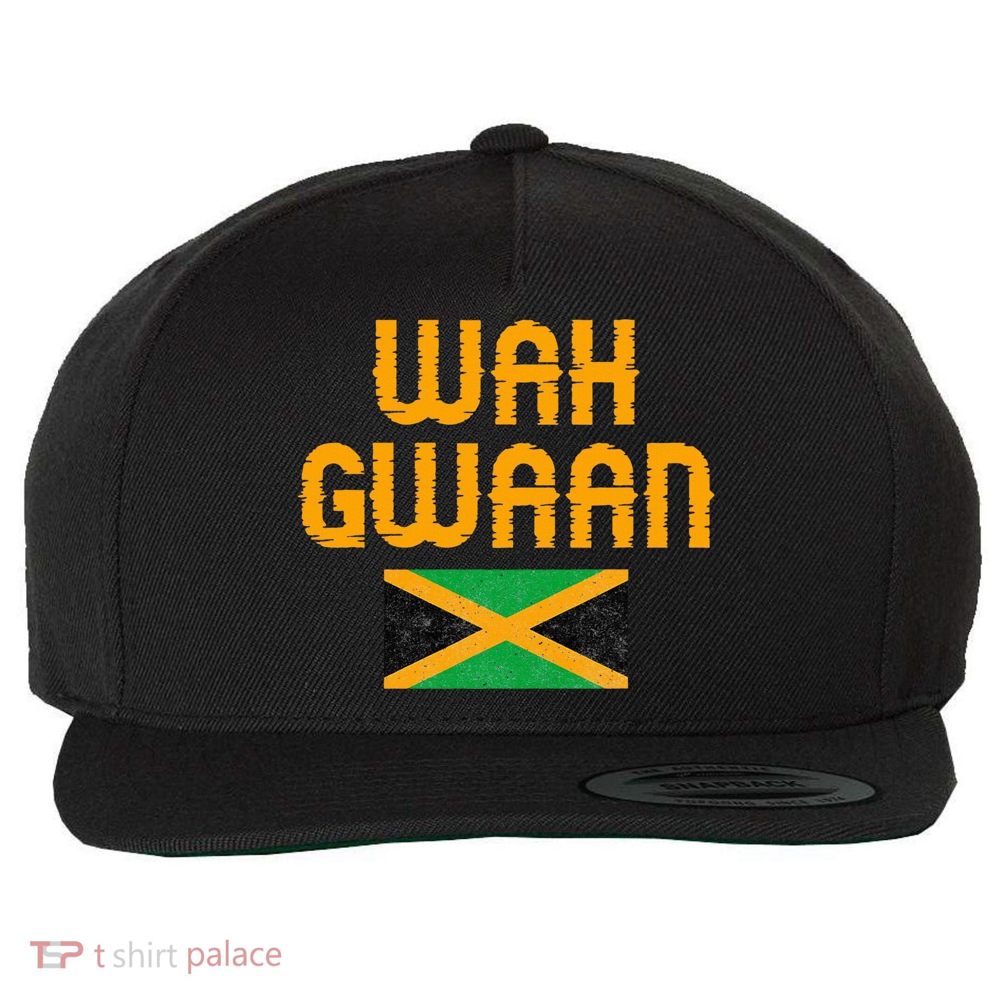 Wah Gwaan Jamaica Wool Snapback Cap