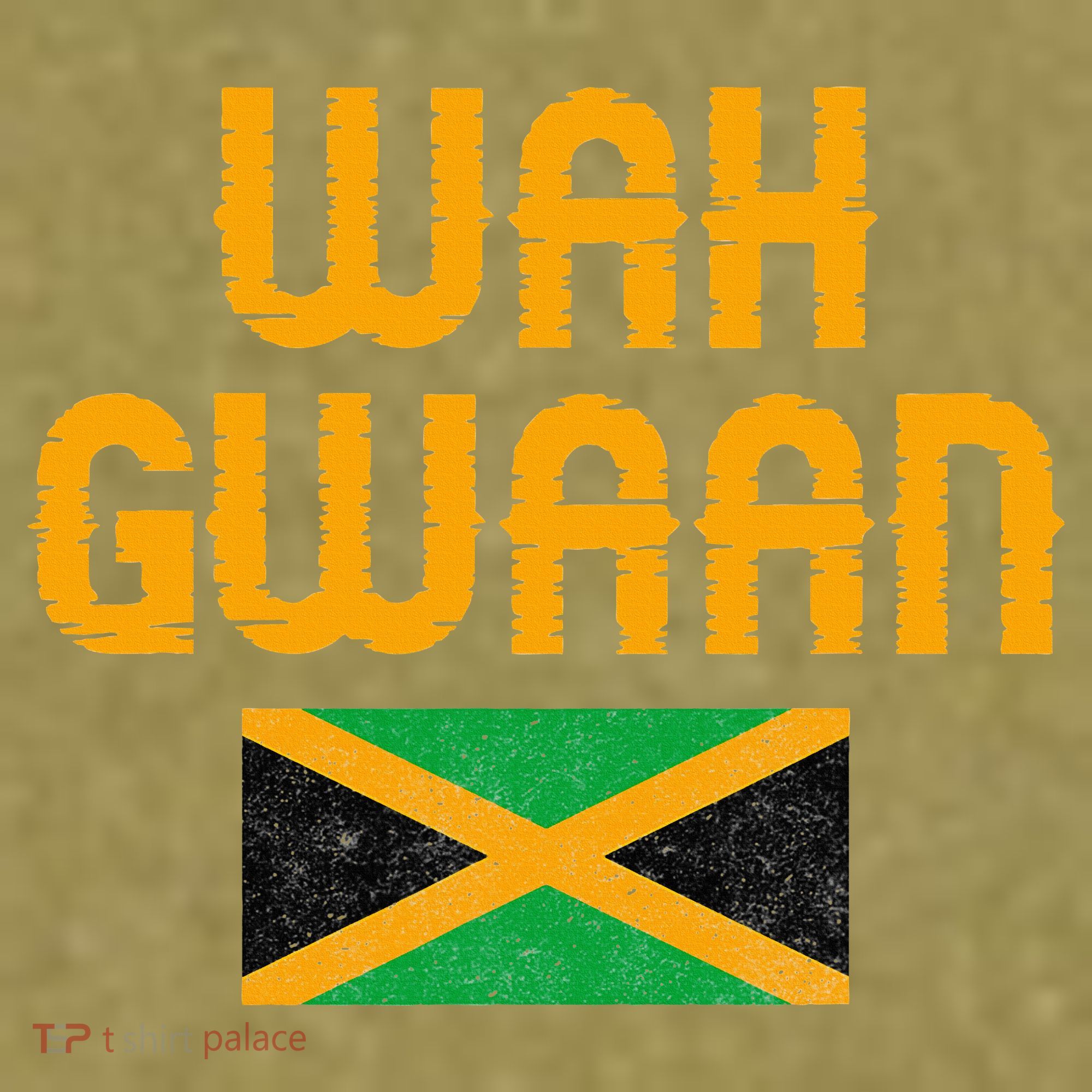 Wah Gwaan Jamaica Garment-Dyed Women's Muscle Tee