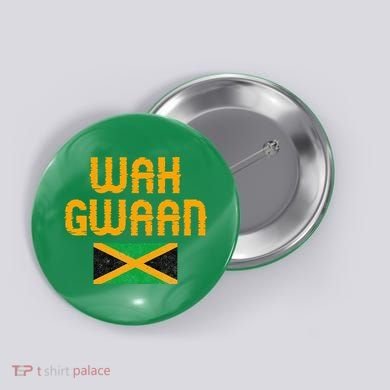 Wah Gwaan Jamaica Button