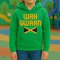 Wah Gwaan Jamaica Kids Hoodie thumb 3