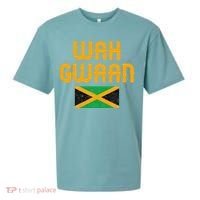 Wah Gwaan Jamaica Sueded Cloud Jersey T-Shirt thumb 0