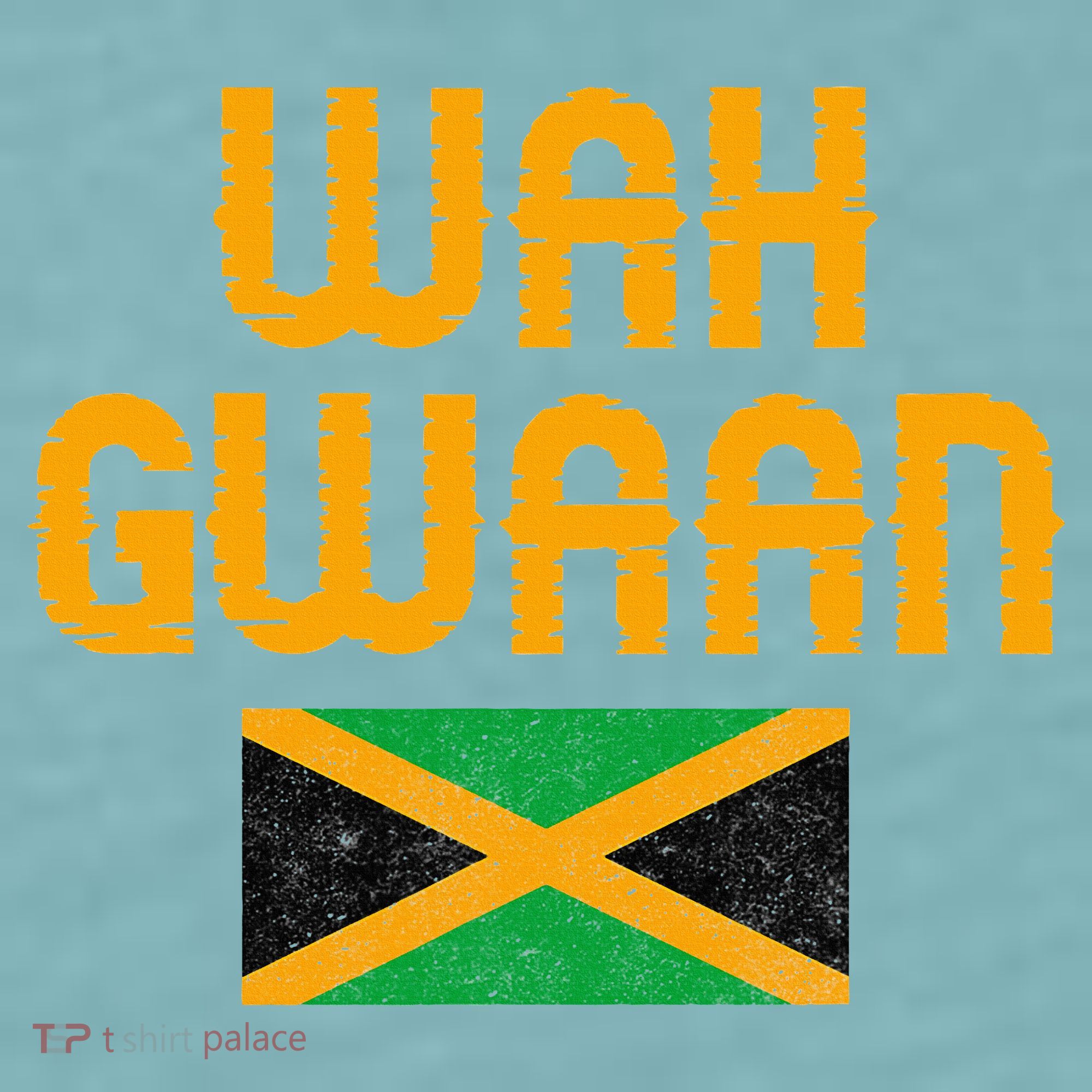 Wah Gwaan Jamaica Sueded Cloud Jersey T-Shirt