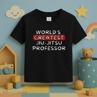 World's Greatest Jiu Jitsu Professor Toddler T-Shirt thumb 3