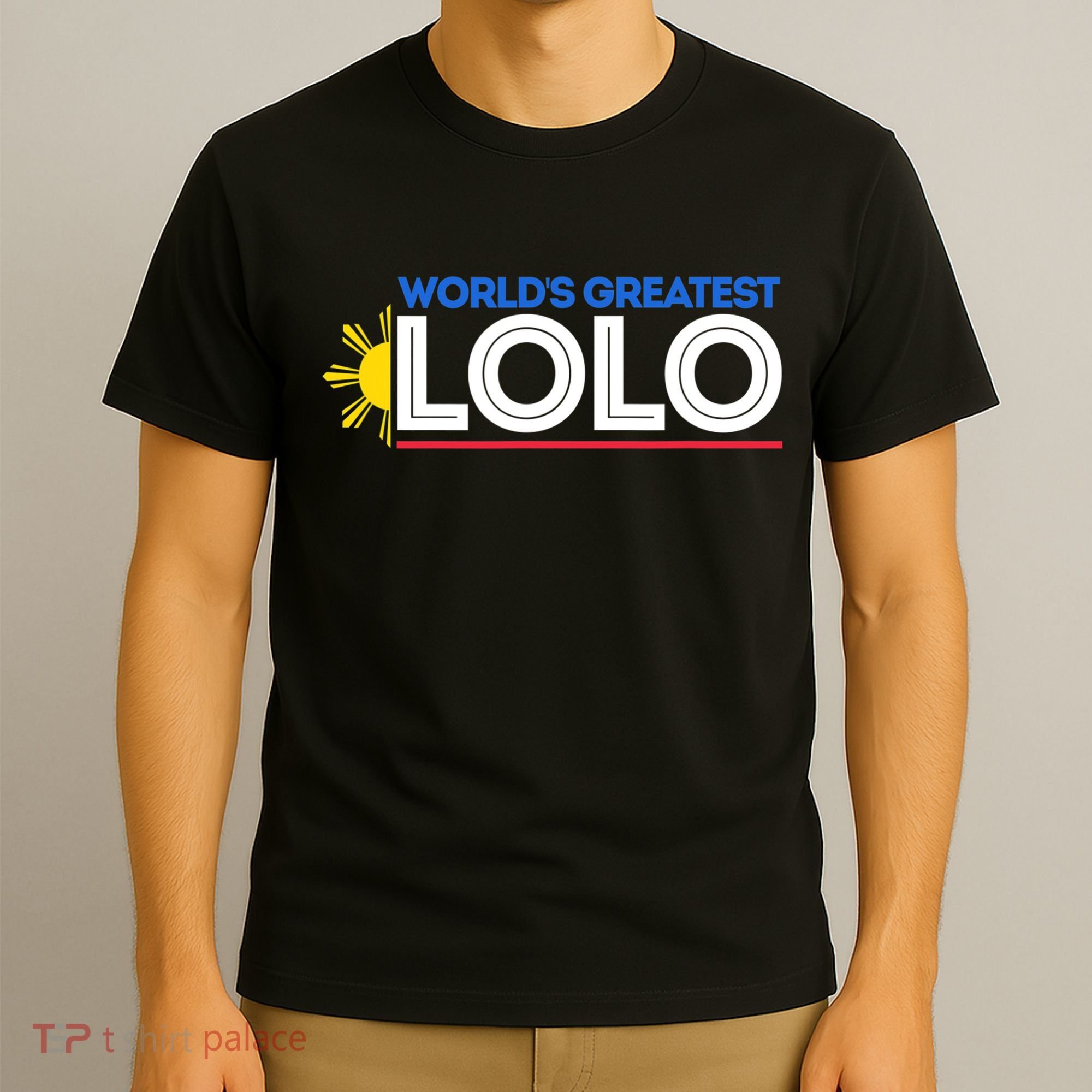 Worlds Greatest Lolo Filipino Grandpa Pinoy Fathers Day T-Shirt