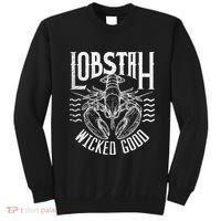Wicked Good Lobstah Funny Maine Boston Cape Cod Lobster Sweatshirt thumb 0