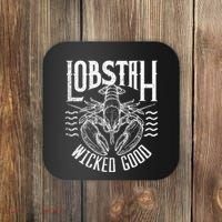 Wicked Good Lobstah Funny Maine Boston Cape Cod Lobster Coaster thumb 0