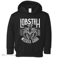 Wicked Good Lobstah Funny Maine Boston Cape Cod Lobster Toddler Hoodie thumb 0