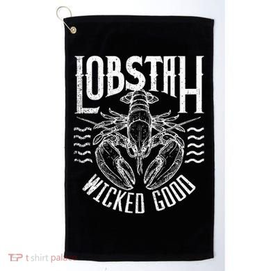Wicked Good Lobstah Funny Maine Boston Cape Cod Lobster Golf Towel