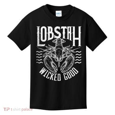 Wicked Good Lobstah Funny Maine Boston Cape Cod Lobster Kids T-Shirt