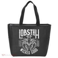 Wicked Good Lobstah Funny Maine Boston Cape Cod Lobster Tote Bag thumb 0