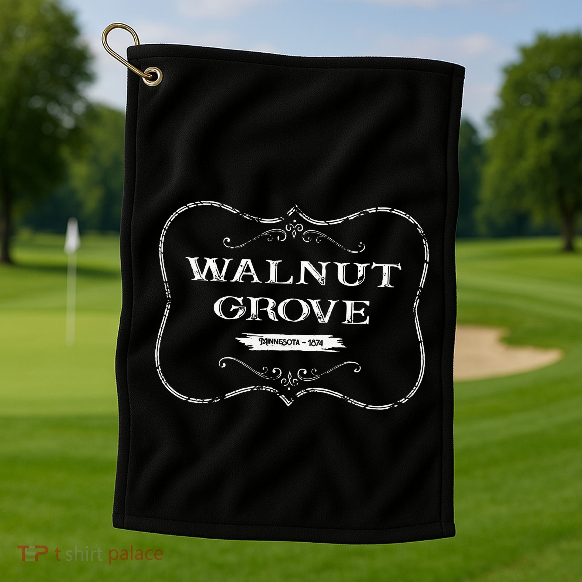 Walnut Grove Minnesota Mn 1874 Golf Towel