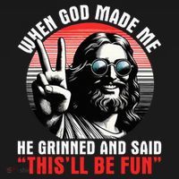 When God Made Me He Said This'll Be Fun Religious Christian  Women's Hoodie thumb 2