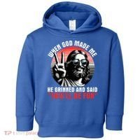 When God Made Me He Said This'll Be Fun Religious Christian  Toddler Hoodie thumb 0