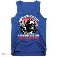 When God Made Me He Said This'll Be Fun Religious Christian  Tank Top thumb 0