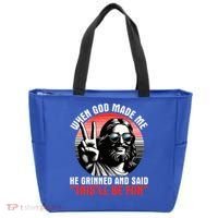 When God Made Me He Said This'll Be Fun Religious Christian  Tote Bag thumb 0