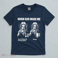 When God Made Me Just Dash Of Skills Ooops Funny Fishing T-Shirt thumb 5