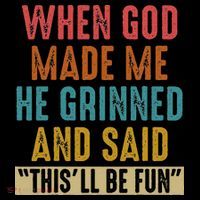 When God Made Me He Said This'll Be Fun  Women's Hoodie thumb 2