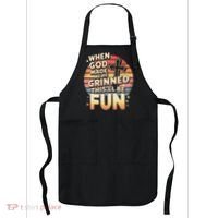 When God Made Me He Said This Will Be Fun Funny Quote Apron thumb 0