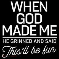 When God Made Me He Said This'll Be Fun Women's Hoodie thumb 2