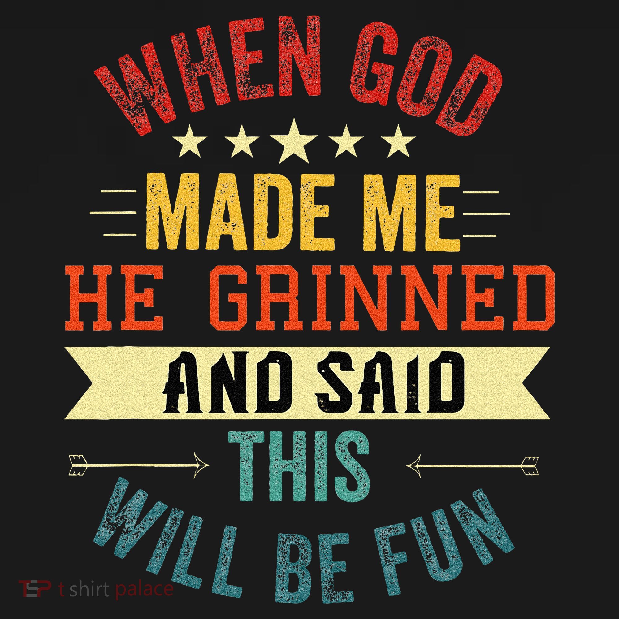 when god made me he grinned and said this will be fun Kids Sweatshirt