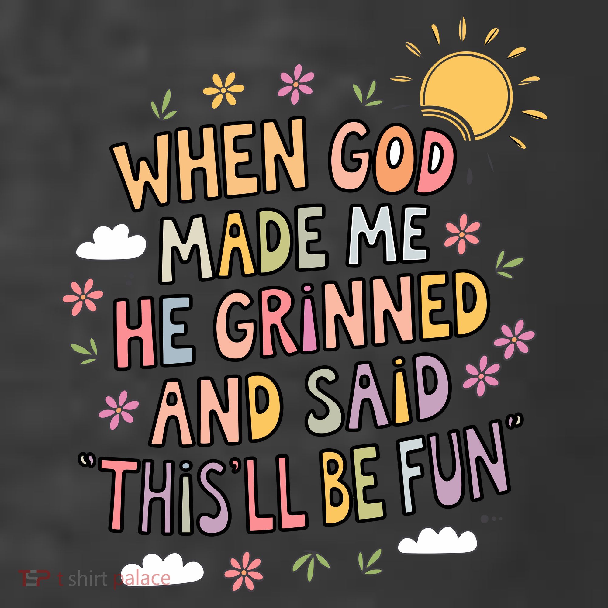 When God Made Me He Said Thisll Be Fun Christian Quote Vibe Women's Hoodie