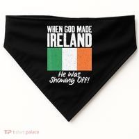 When God made Ireland he was showing off Irish USA-Made Doggie Bandana thumb 0