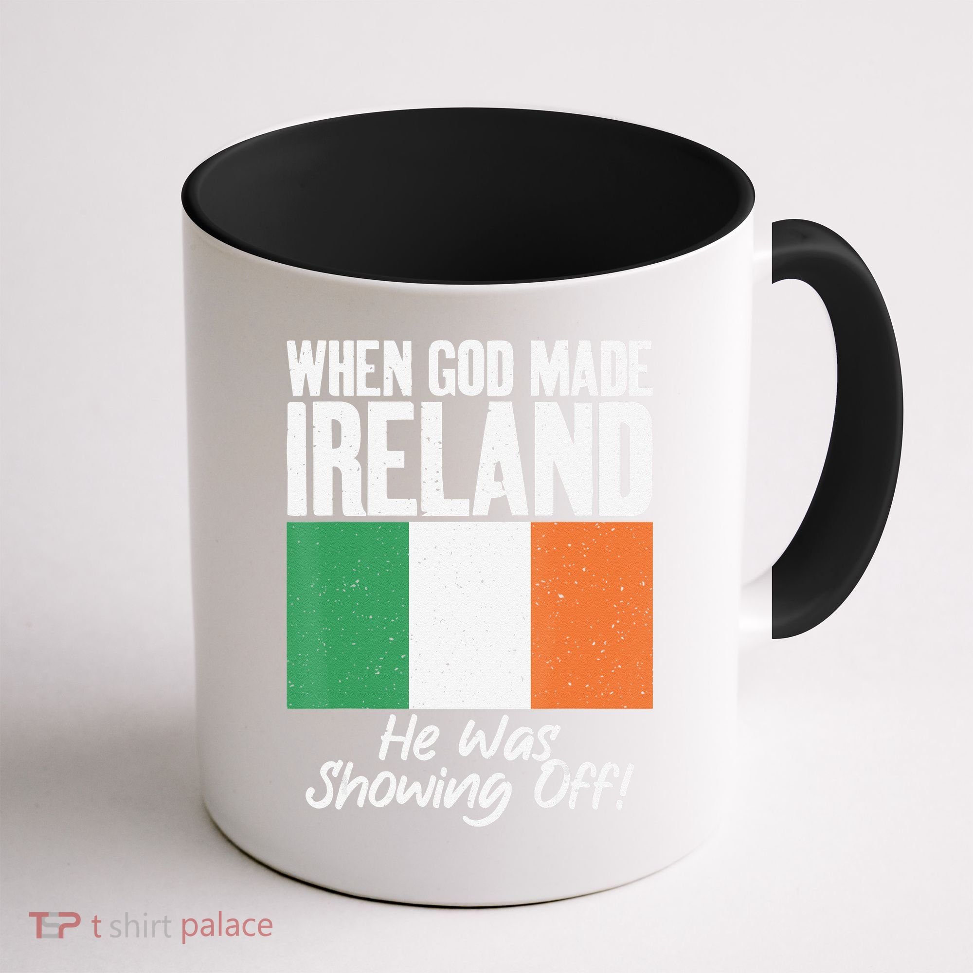 When God made Ireland he was showing off Irish Coffee Mug