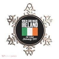 When God made Ireland he was showing off Irish Ornament thumb 0
