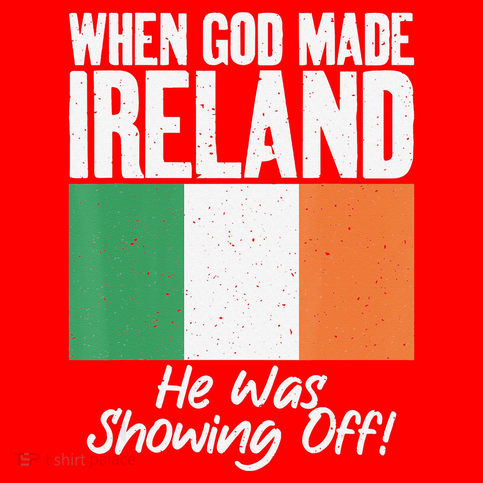 When God made Ireland he was showing off Irish Santa Hat