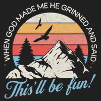 When God Made Me He Grinned And Said This'll Be Fun Women's Sweatshirt thumb 2