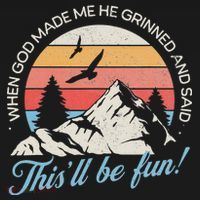 When God Made Me He Grinned And Said This'll Be Fun Women's Hoodie thumb 2