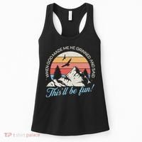 When God Made Me He Grinned And Said This'll Be Fun Women's Tank Top thumb 0