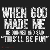 When God Made Funny Christian Faith Religious Beanie thumb 2