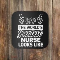 World's Greatest Nurse Best Nurse Ever Coaster thumb 0