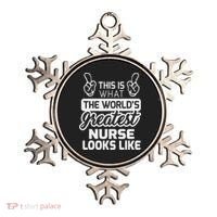 World's Greatest Nurse Best Nurse Ever Ornament thumb 0
