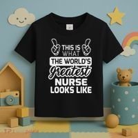 World's Greatest Nurse Best Nurse Ever Toddler T-Shirt thumb 3