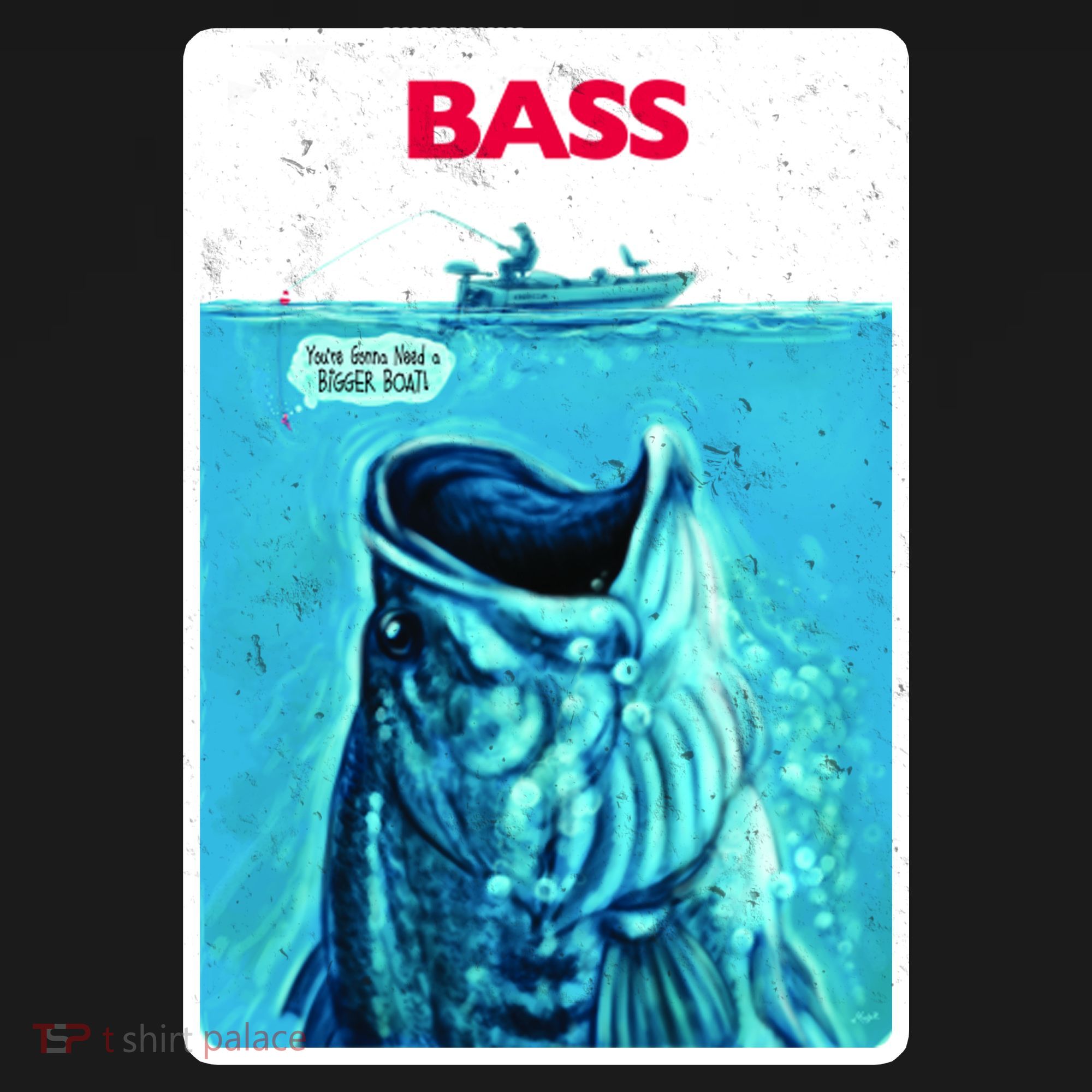 We're Gonna Need A Bigger Boat Bass Fishing Ornament
