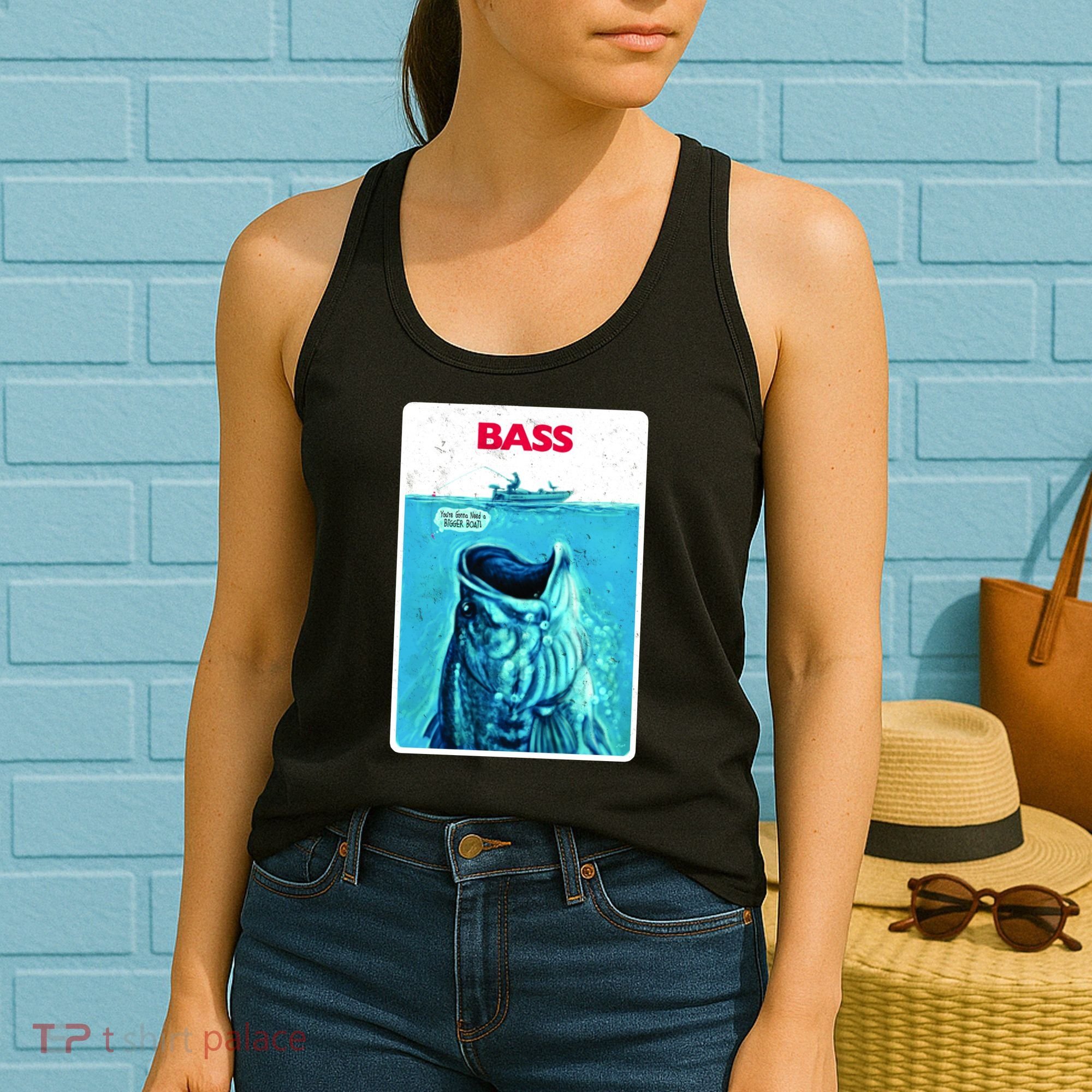 We're Gonna Need A Bigger Boat Bass Fishing Women's Tank Top