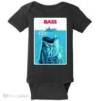 We're Gonna Need A Bigger Boat Bass Fishing Baby Bodysuit thumb 0