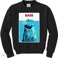 We're Gonna Need A Bigger Boat Bass Fishing Kids Sweatshirt thumb 0