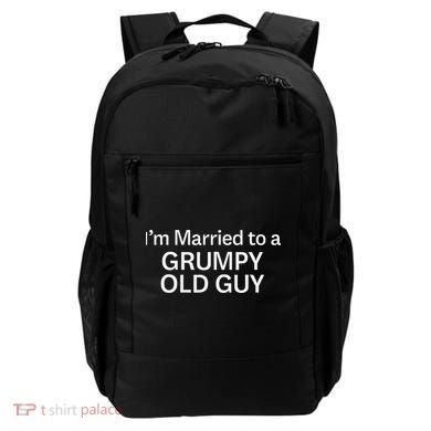 Warning Grumpy Old Guy IM Married To Be A Grumpy Old Guy Backpack