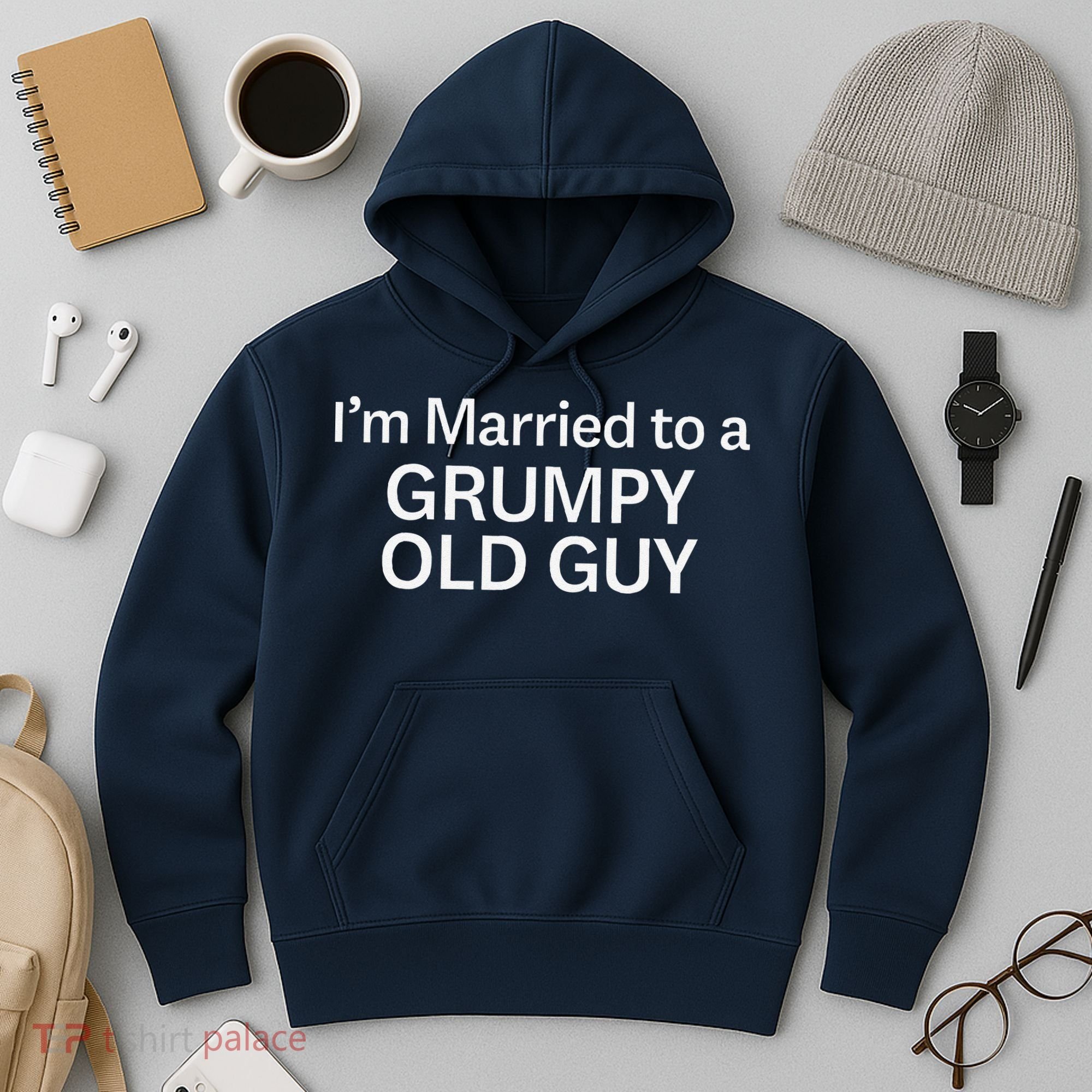Warning Grumpy Old Guy IM Married To Be A Grumpy Old Guy Hoodie