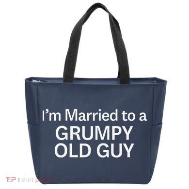 Warning Grumpy Old Guy IM Married To Be A Grumpy Old Guy Tote Bag
