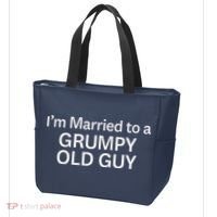 Warning Grumpy Old Guy IM Married To Be A Grumpy Old Guy Tote Bag thumb 3