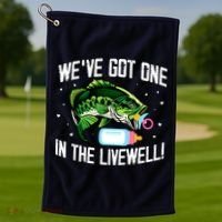 We've Got One In The Livewell Pregnancy Announcement Golf Towel thumb 1