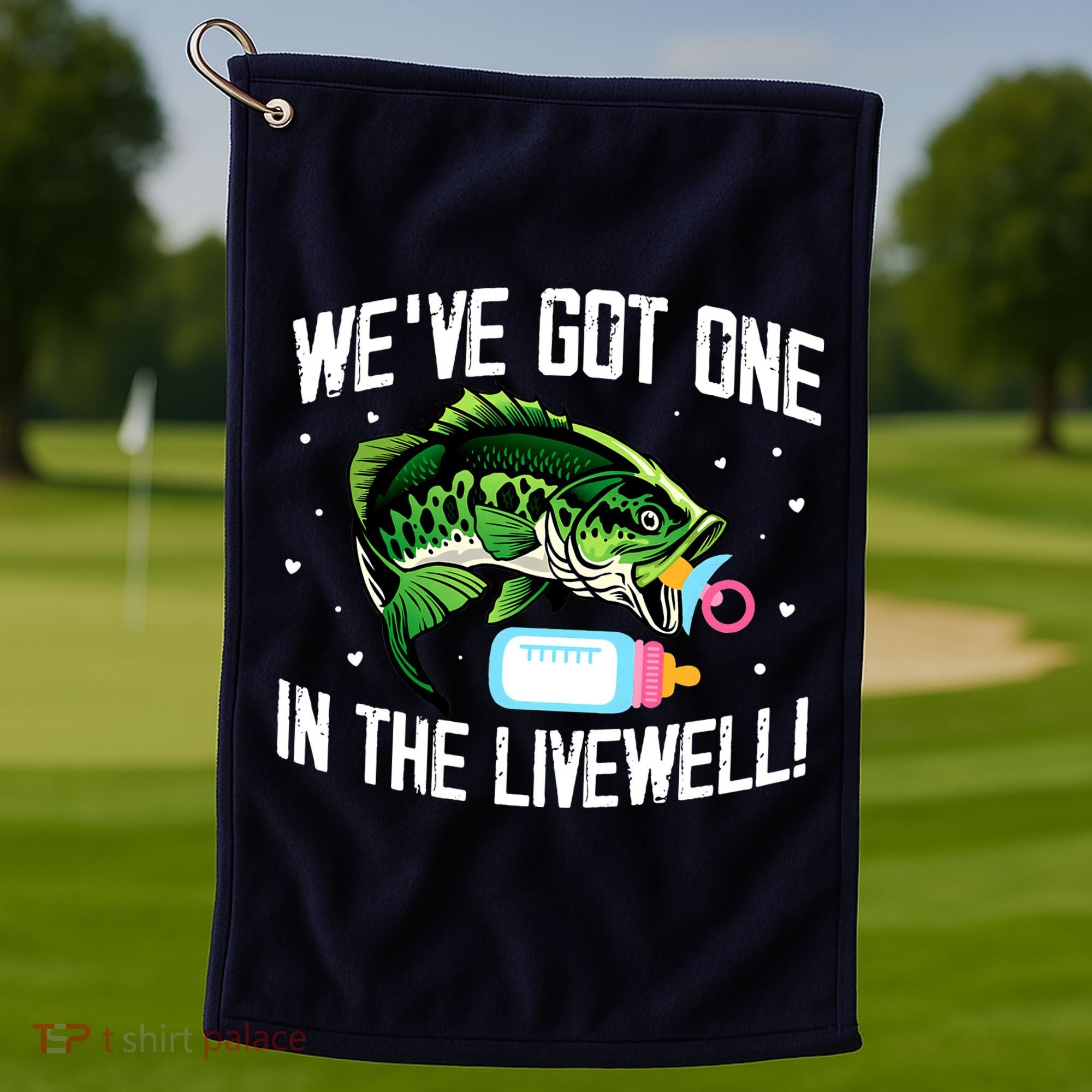 We've Got One In The Livewell Pregnancy Announcement Golf Towel