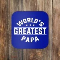 World's Greatest Papa Father's Day Gift Coaster thumb 0