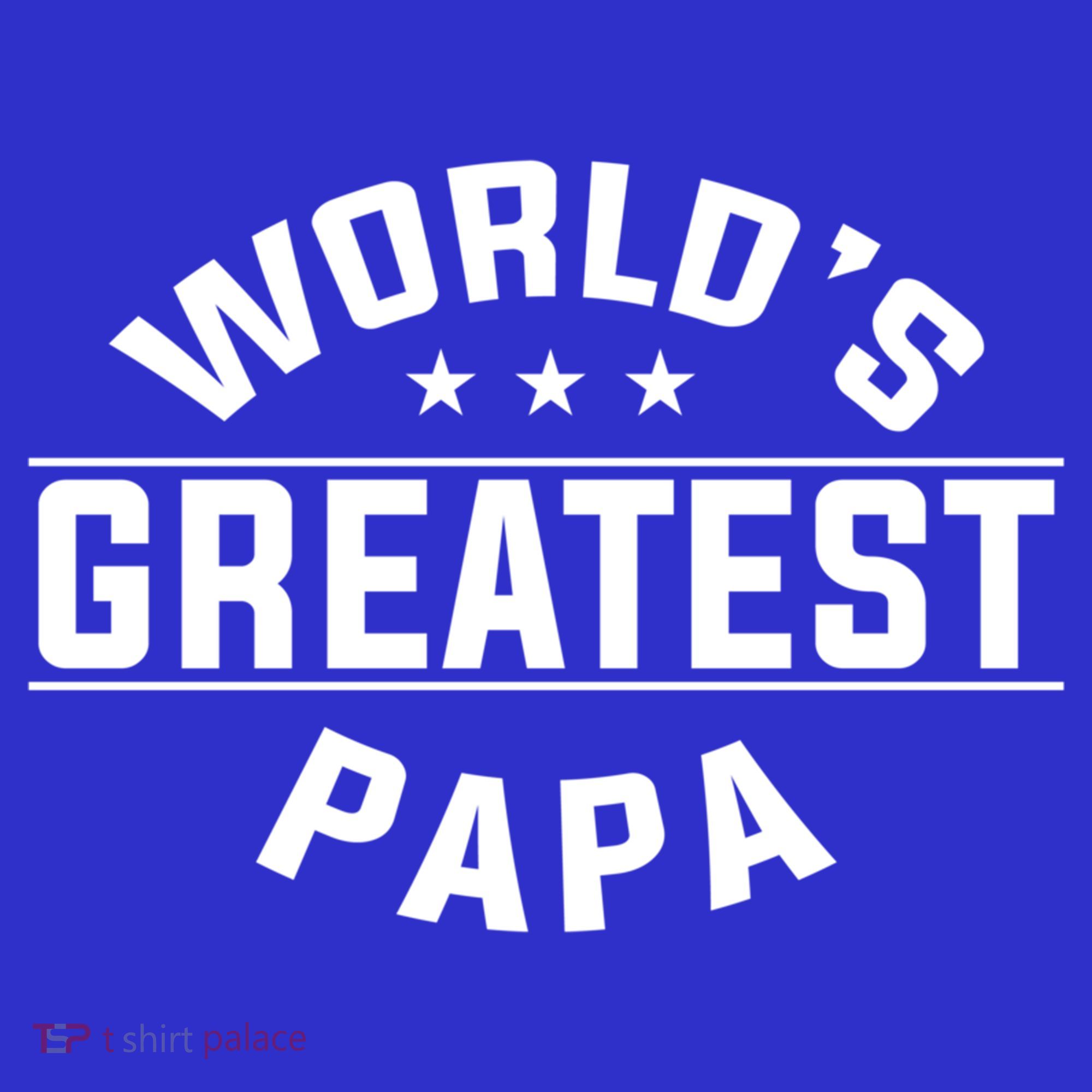 World's Greatest Papa Father's Day Gift Women's T-Shirt